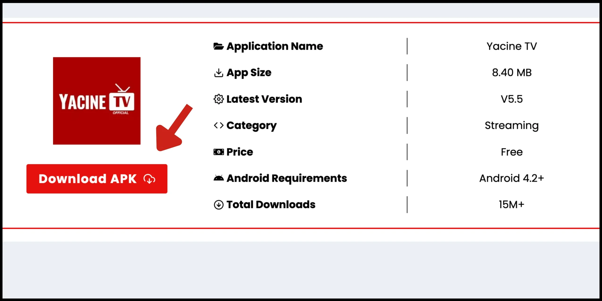 Download Yacine TV APK